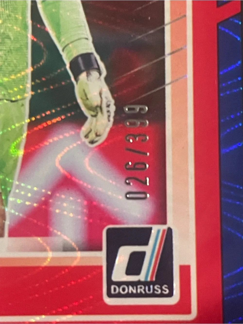 2025-26 Road To FIFA World Cup Diogo Costa Blue Swirl 026/399 Portugal Card